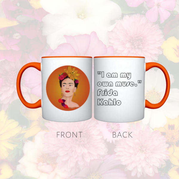 frida kahlo quote gift mug