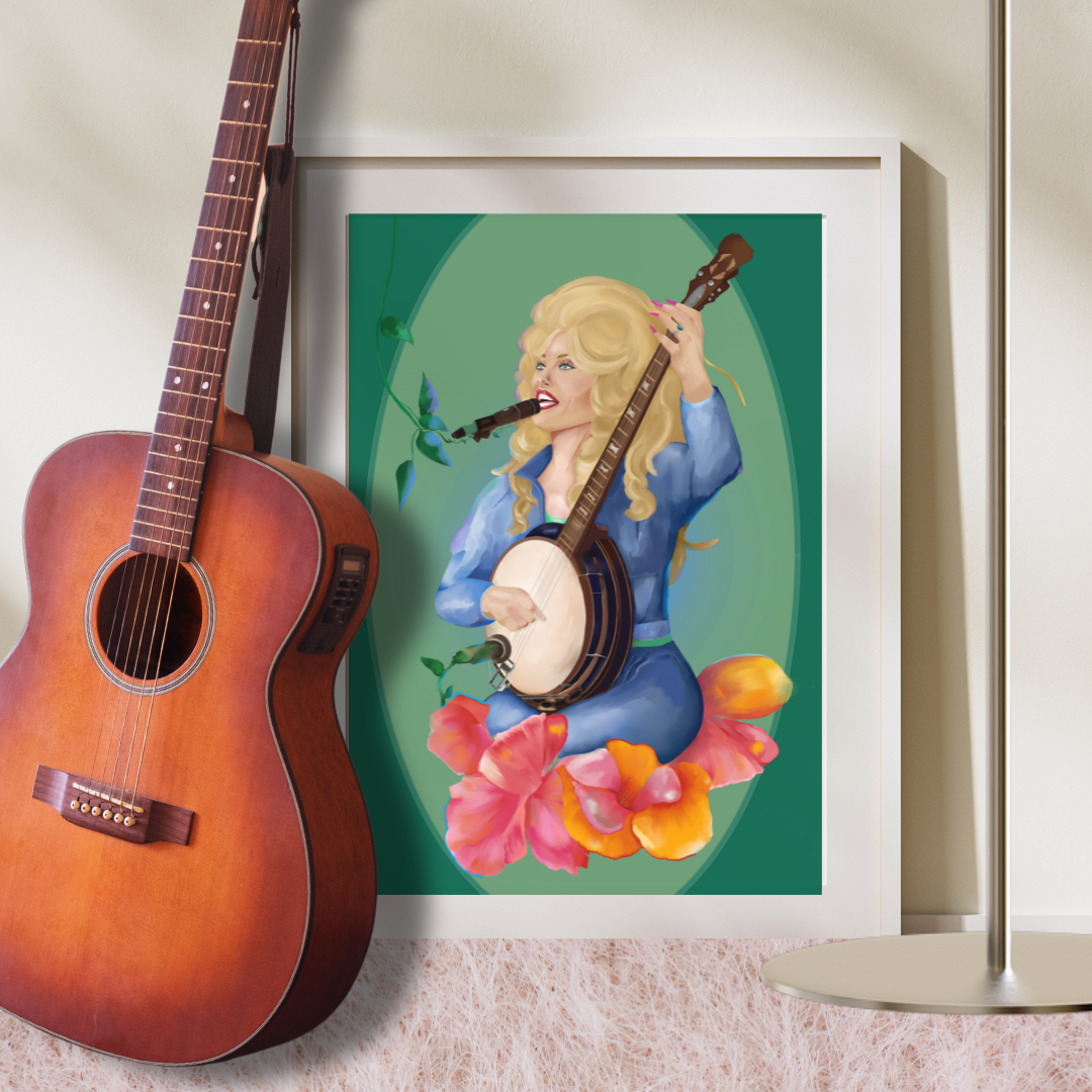 dolly parton wall art