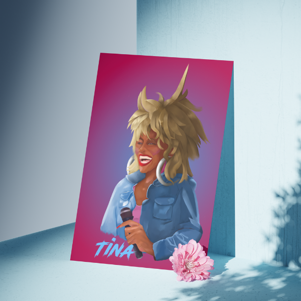 tina turner wall art